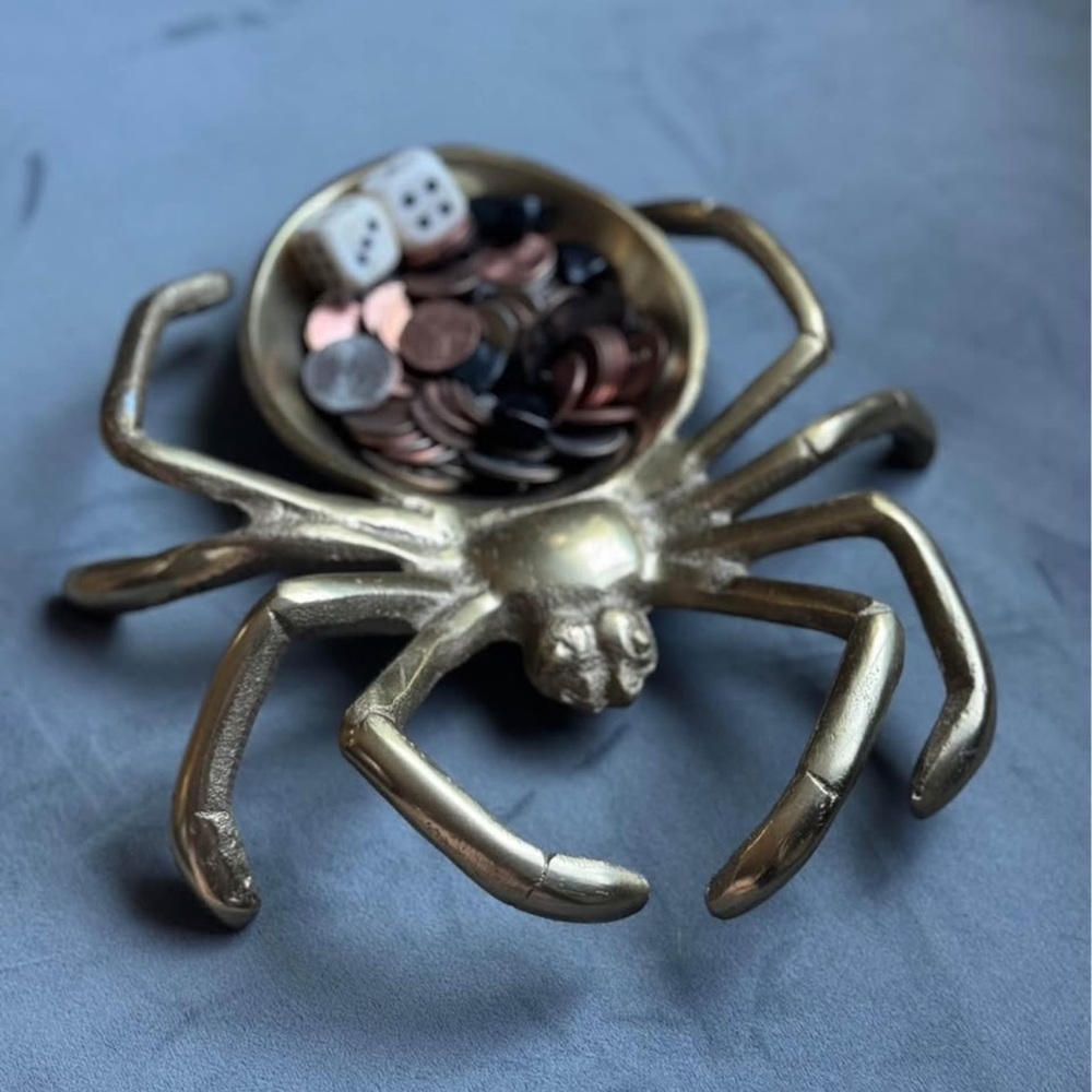 Brass Spider Catch All Tray